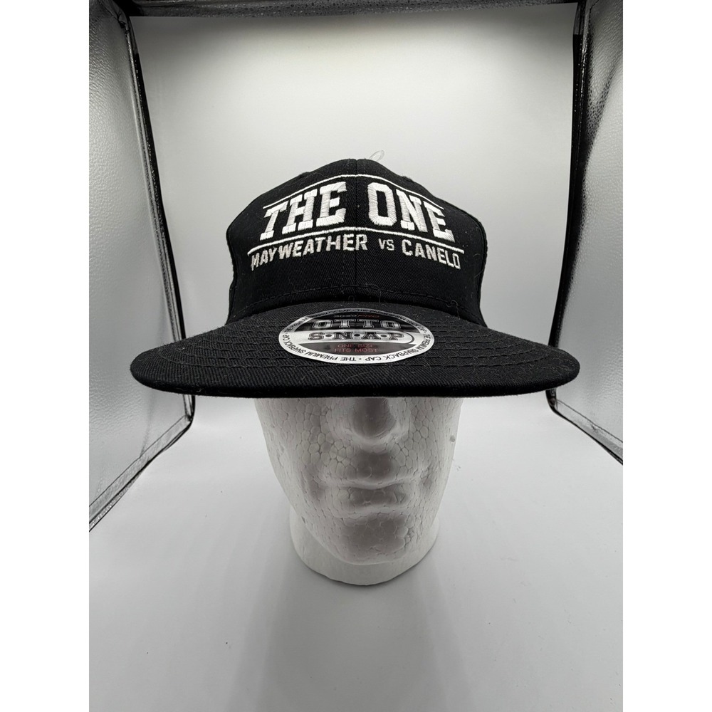 Mayweather vs Canelo The One Boxing Snapback Hat Black Otto Cap Promo 2013 MGM